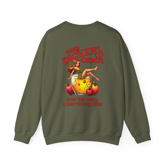 Hard Dickens Cider Front/Back Crewneck Sweatshirt