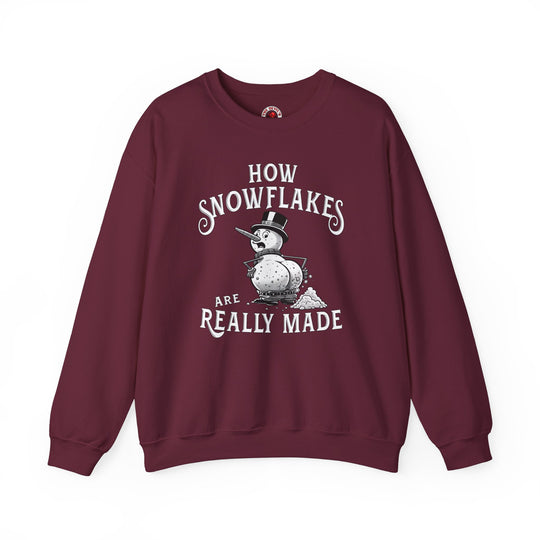 How Snowflakes Are Really Made Crewneck Sweatshirt