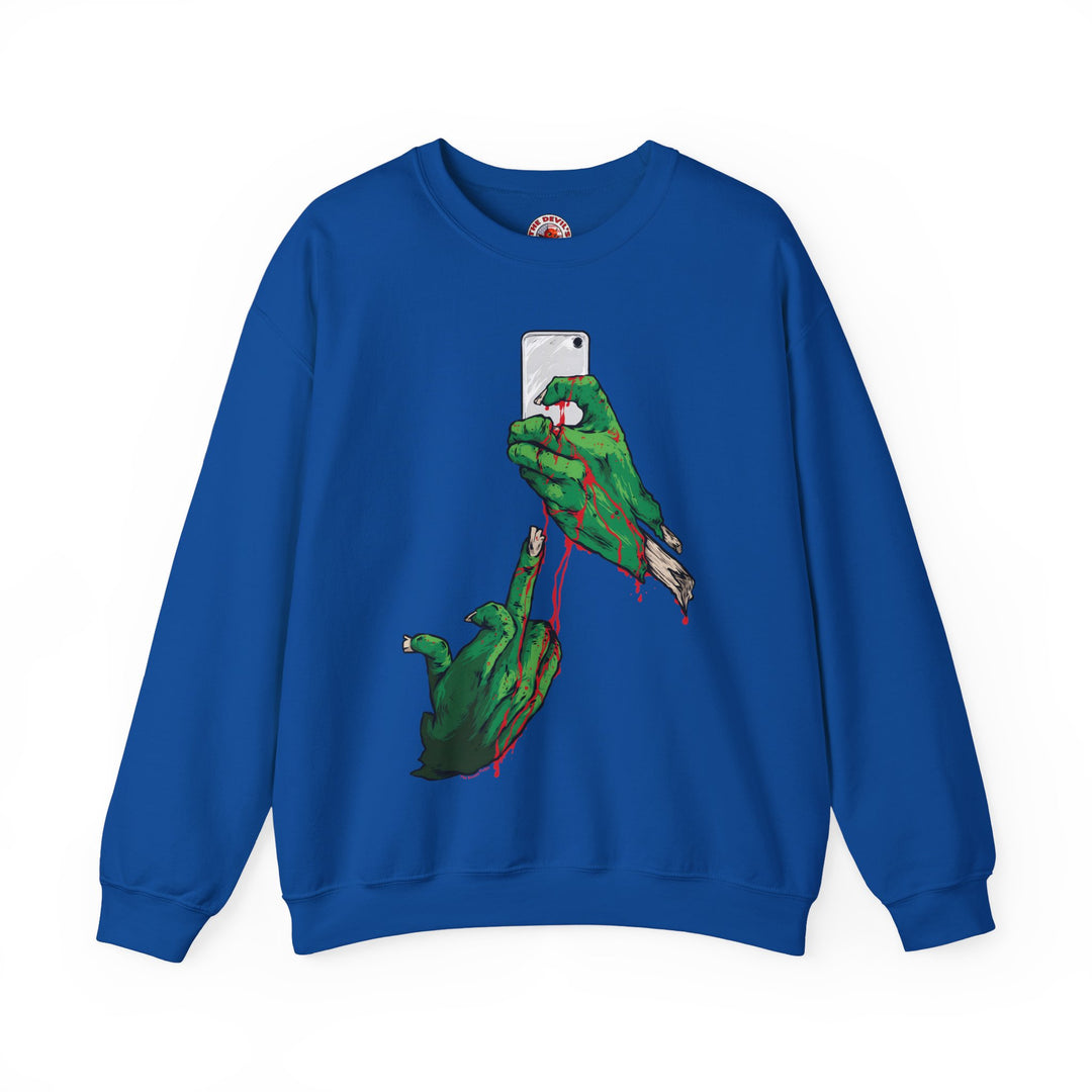 Selfie Monster Crewneck Sweatshirt