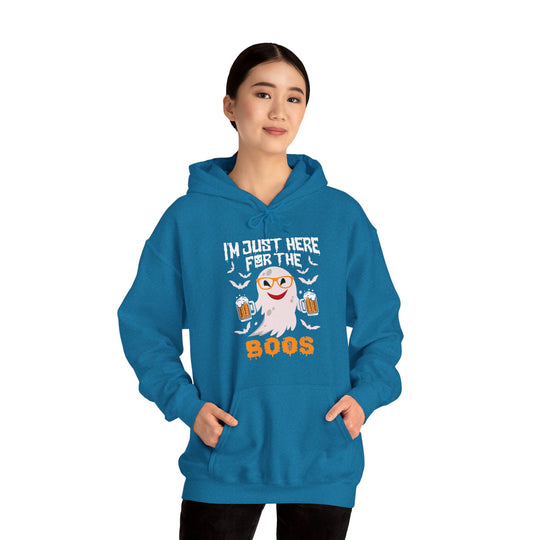 I'm Just Here For The Boos Hooded Sweatshirt