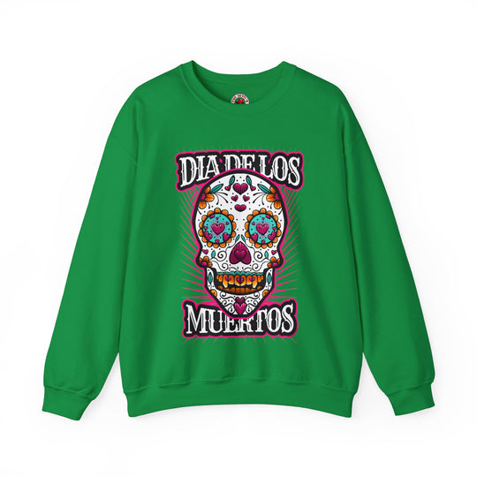 Dia De Los Muertos Skull Crewneck Sweatshirt