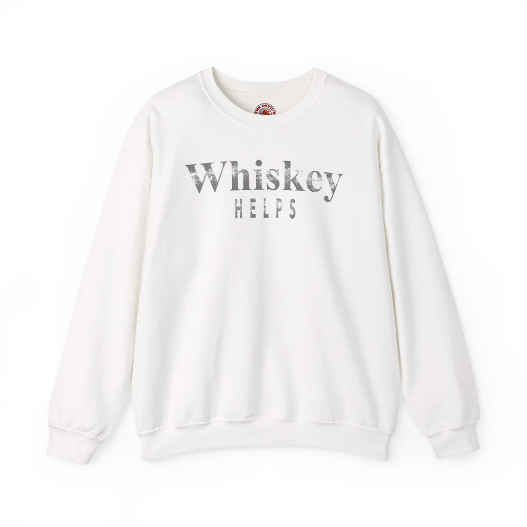 Whiskey Helps Crewneck Sweatshirt