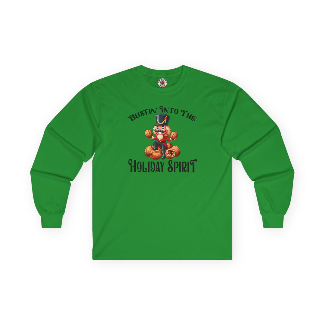 Bustin' Into The Holiday Spirit Long Sleeve Tee