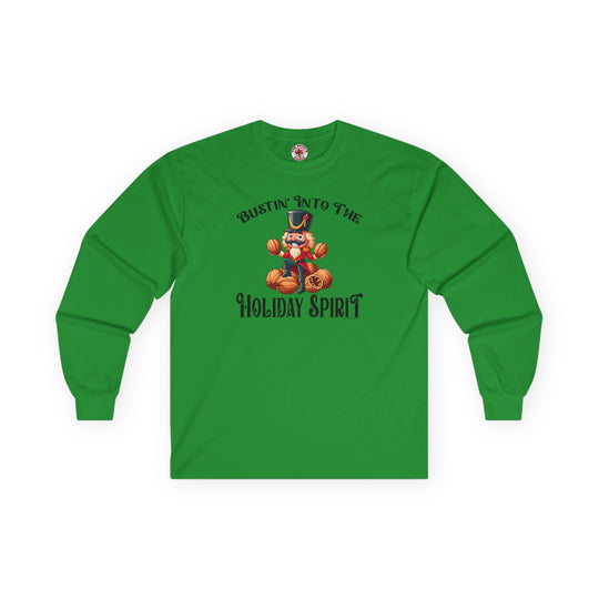 Bustin' Into The Holiday Spirit Long Sleeve Tee