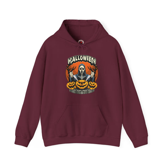 Screamer Killer Ghost Halloween Hooded Sweatshirt