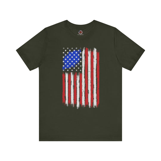 Tattered American Flag T-Shirt