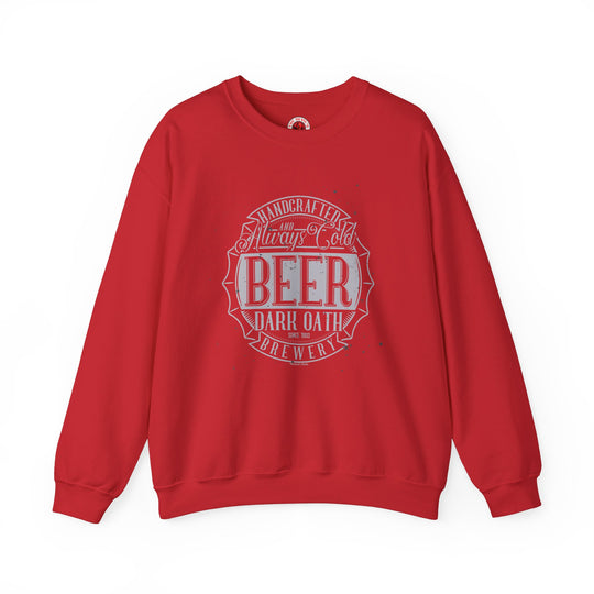 Handcrafted and Always Cold Beer Crewneck Sweatshirt