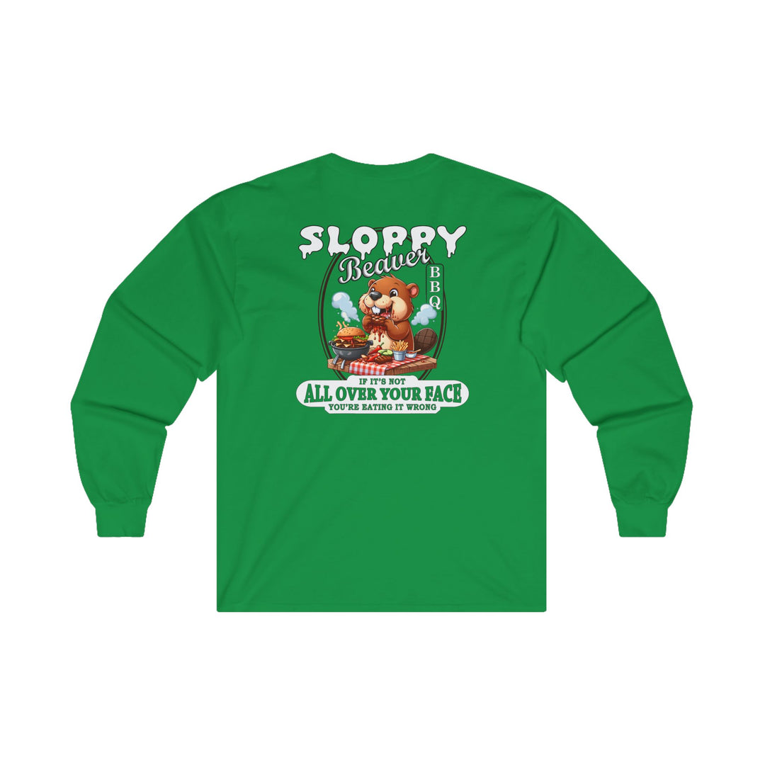 Sloppy Beaver BBQ Back Long Sleeve Tee