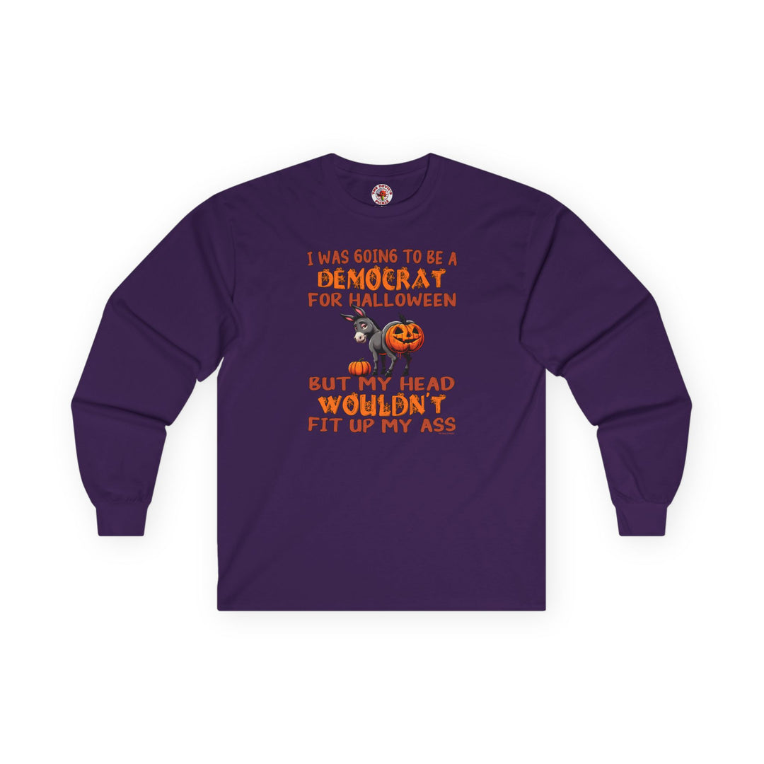 Democrat for Halloween Long Sleeve Tee