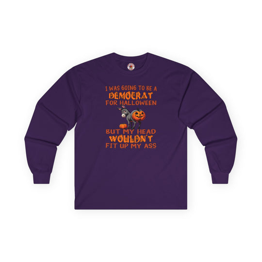 Democrat for Halloween Long Sleeve Tee