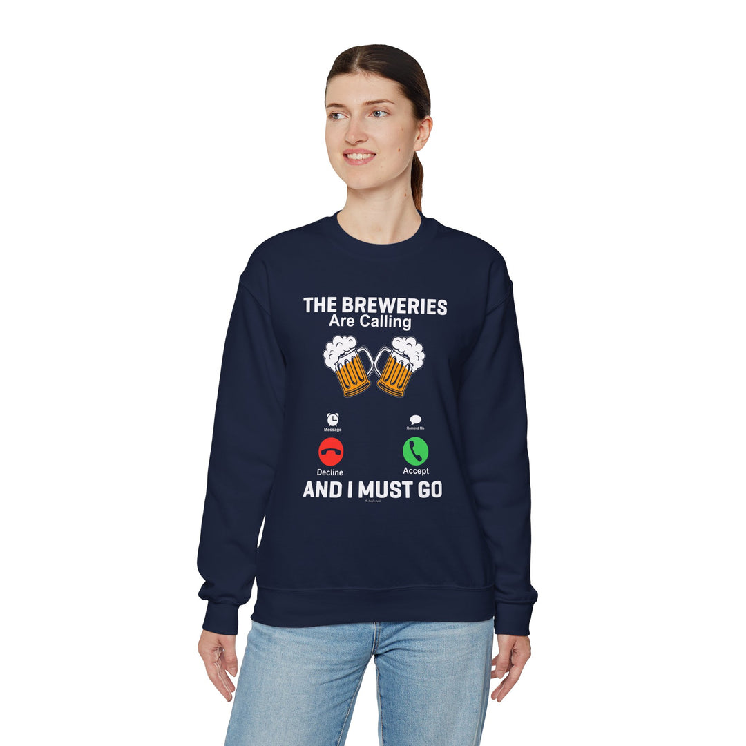 The Breweries Are Calling Crewneck Sweatshirt