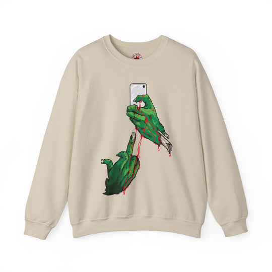 Selfie Monster Crewneck Sweatshirt