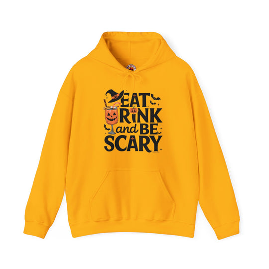 Eat Drink and Be Scary Hooded Sweatshirt