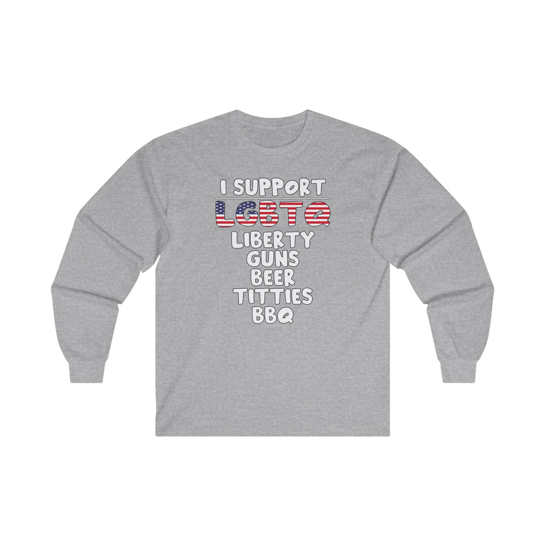 I Support LGBTQ Long Sleeve Tee