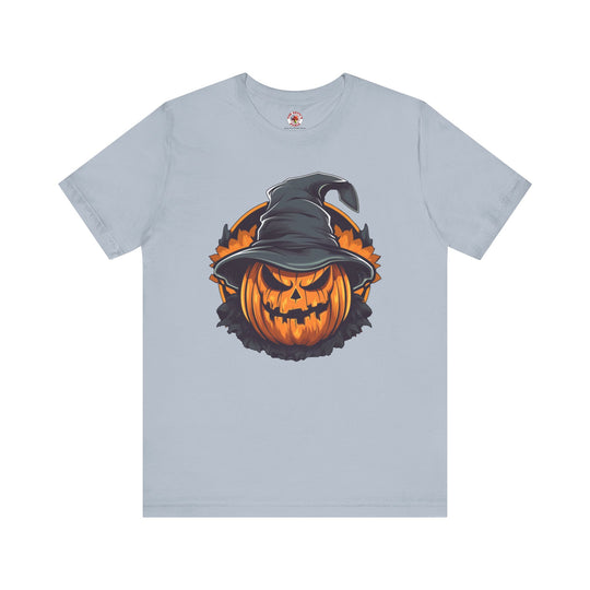 Scary Witch Pumpkin Halloween T-Shirt