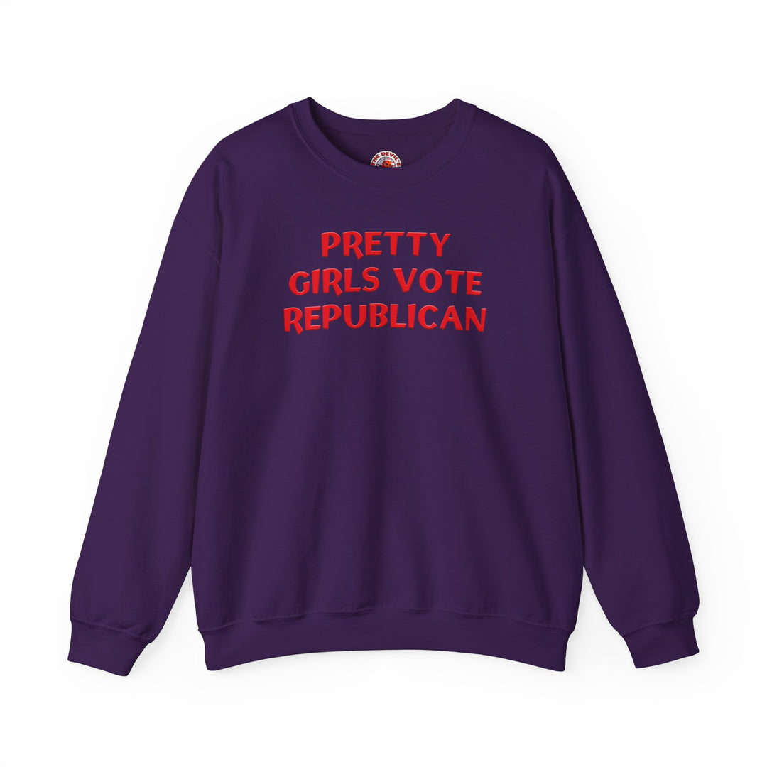 Pretty Girls Vote Republican Crewneck Sweatshirt