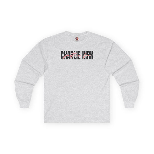 Charlie Kirk Justice Long Sleeve Tee