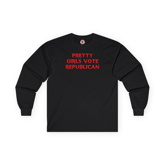 Pretty Girls Vote Republican Long Sleeve Tee