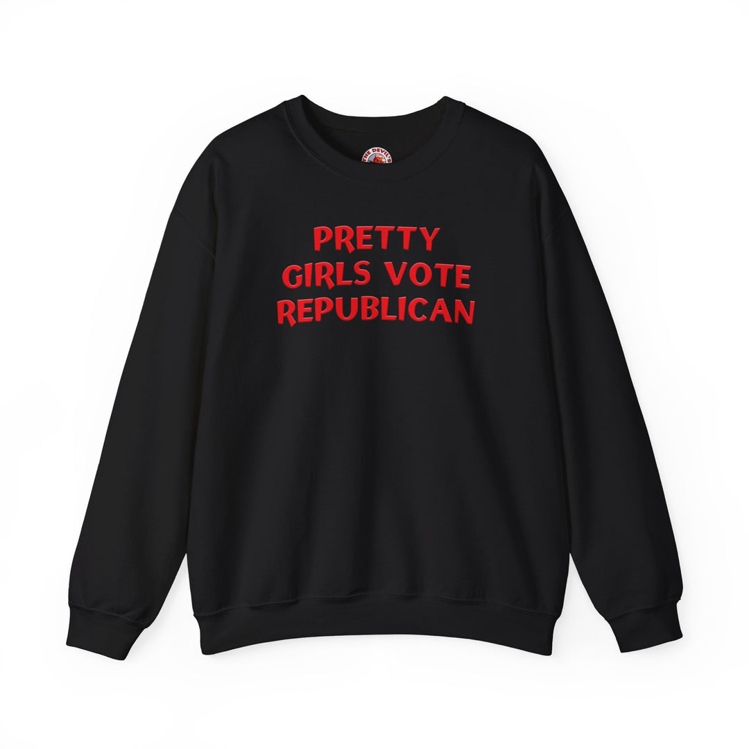 Pretty Girls Vote Republican Crewneck Sweatshirt