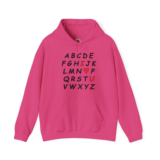 ABC I Love You Hooded Sweatshirt