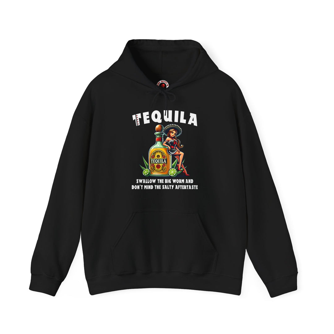 Tequila Swallow The Big Worm Hooded Sweatshirt