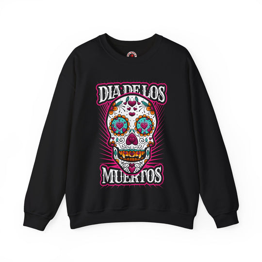 Dia De Los Muertos Skull Crewneck Sweatshirt