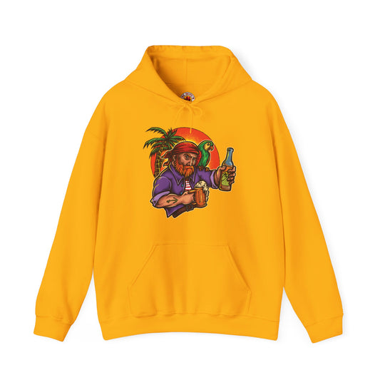 Sunset Pirate Beer Hooded Sweatshirt