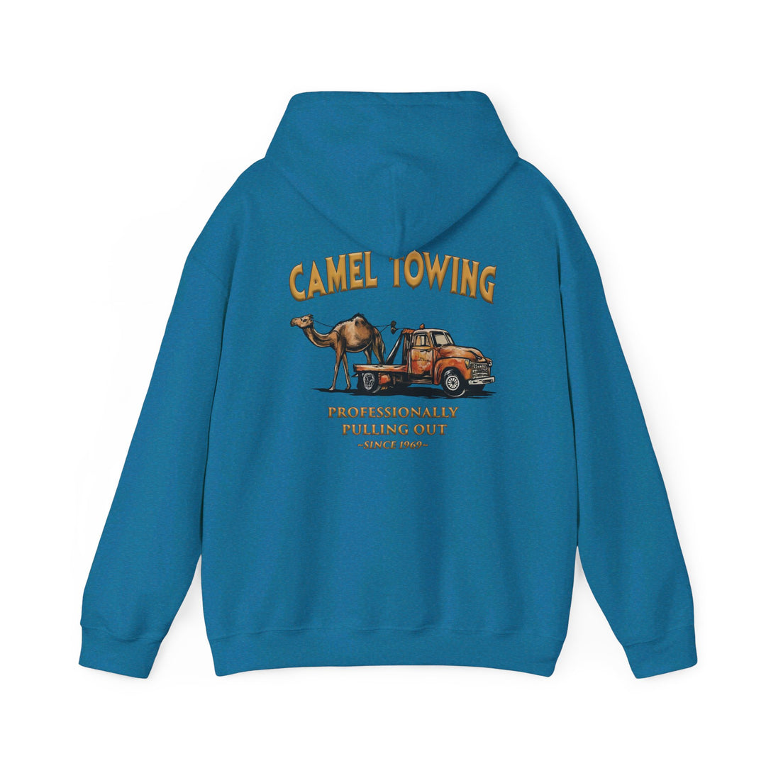 Camel Towing Back Hooded Sweatshirt