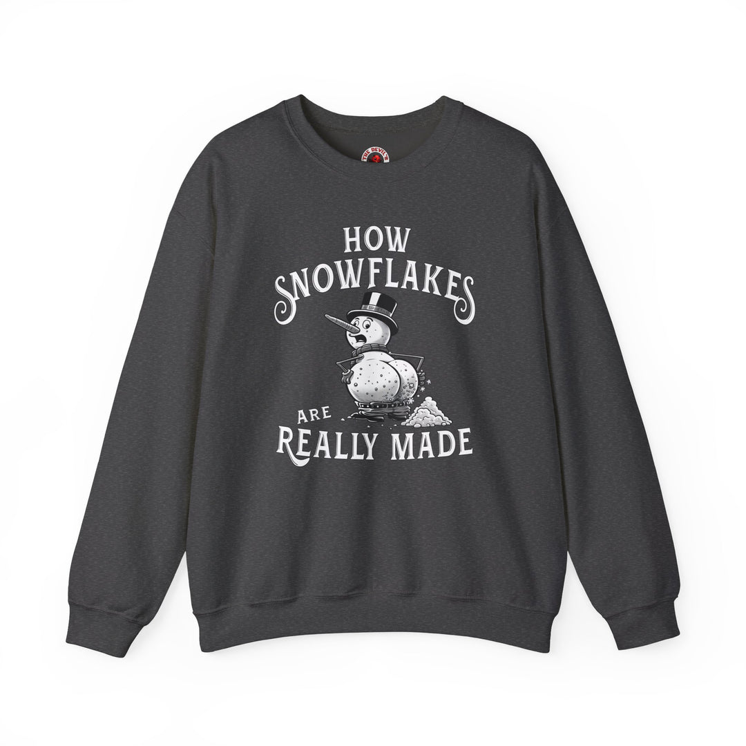 How Snowflakes Are Really Made Crewneck Sweatshirt