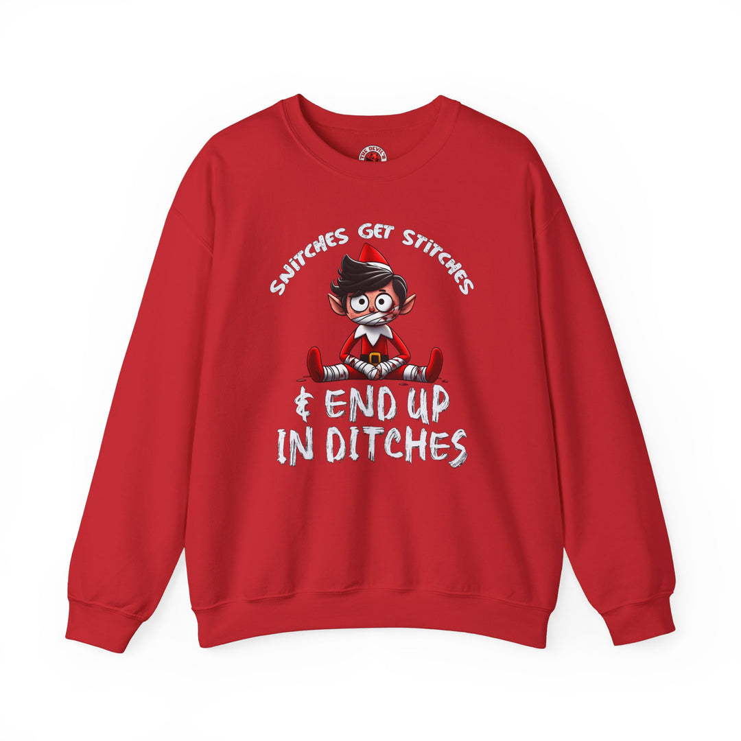 Snitches Get Stitches Crewneck Sweatshirt