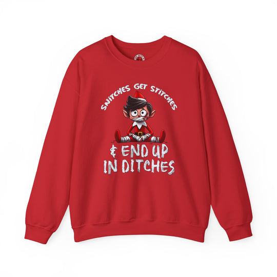 Snitches Get Stitches Crewneck Sweatshirt