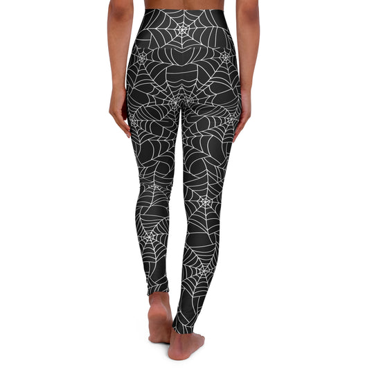 Spider Web High Waisted Yoga Leggings