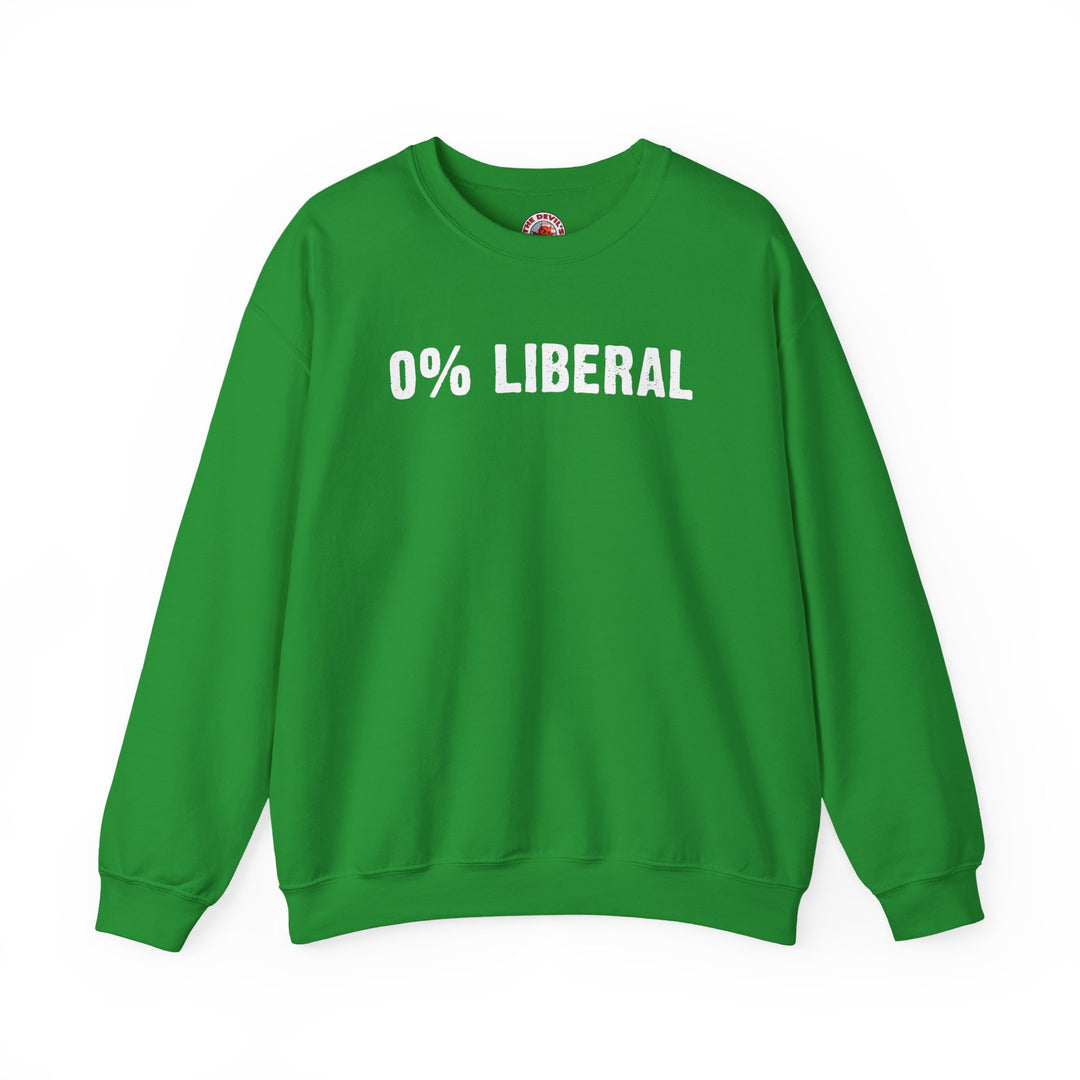 0% Liberal Crewneck Sweatshirt