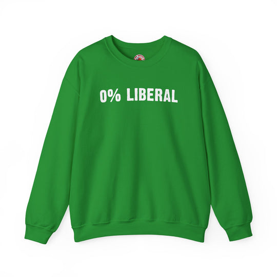 0% Liberal Crewneck Sweatshirt