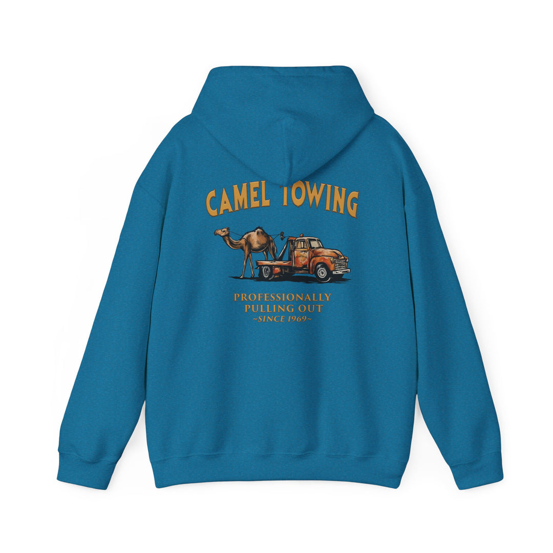 Camel Towing Back Hooded Sweatshirt