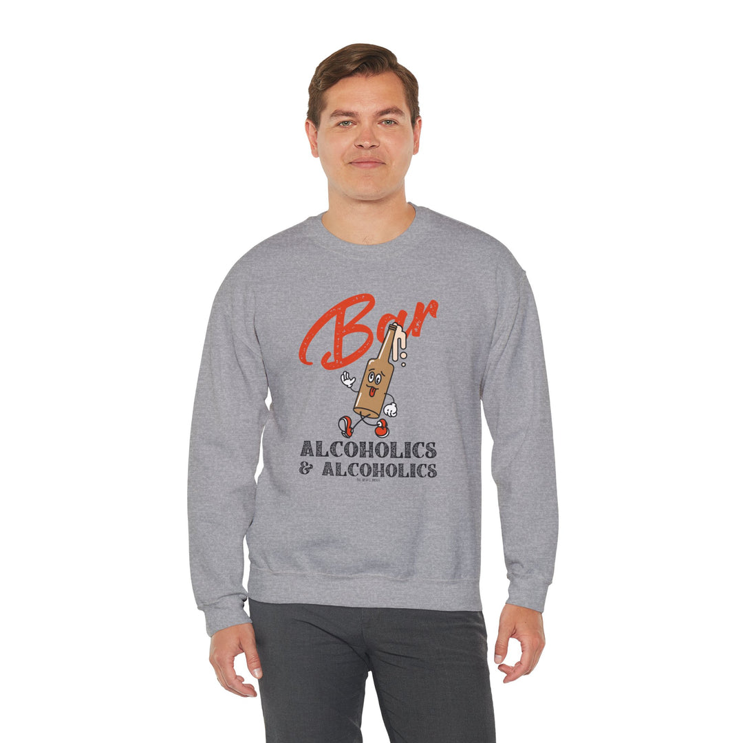 Bar Alcoholics & Alcoholics Crewneck Sweatshirt