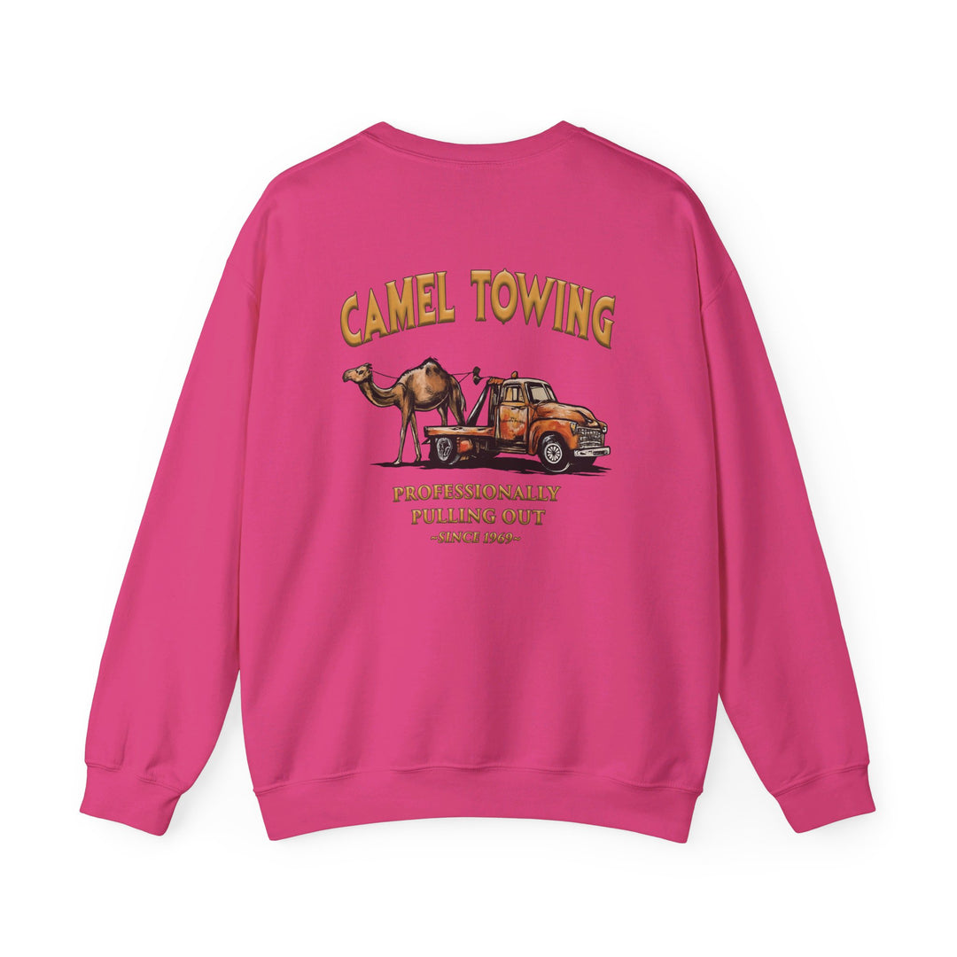 Camel Towing Back Crewneck Sweatshirt