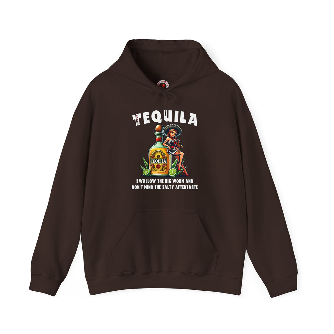 Tequila Swallow The Big Worm Hooded Sweatshirt