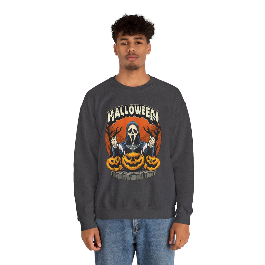 Screamer Killer Ghost Halloween Crewneck Sweatshirt