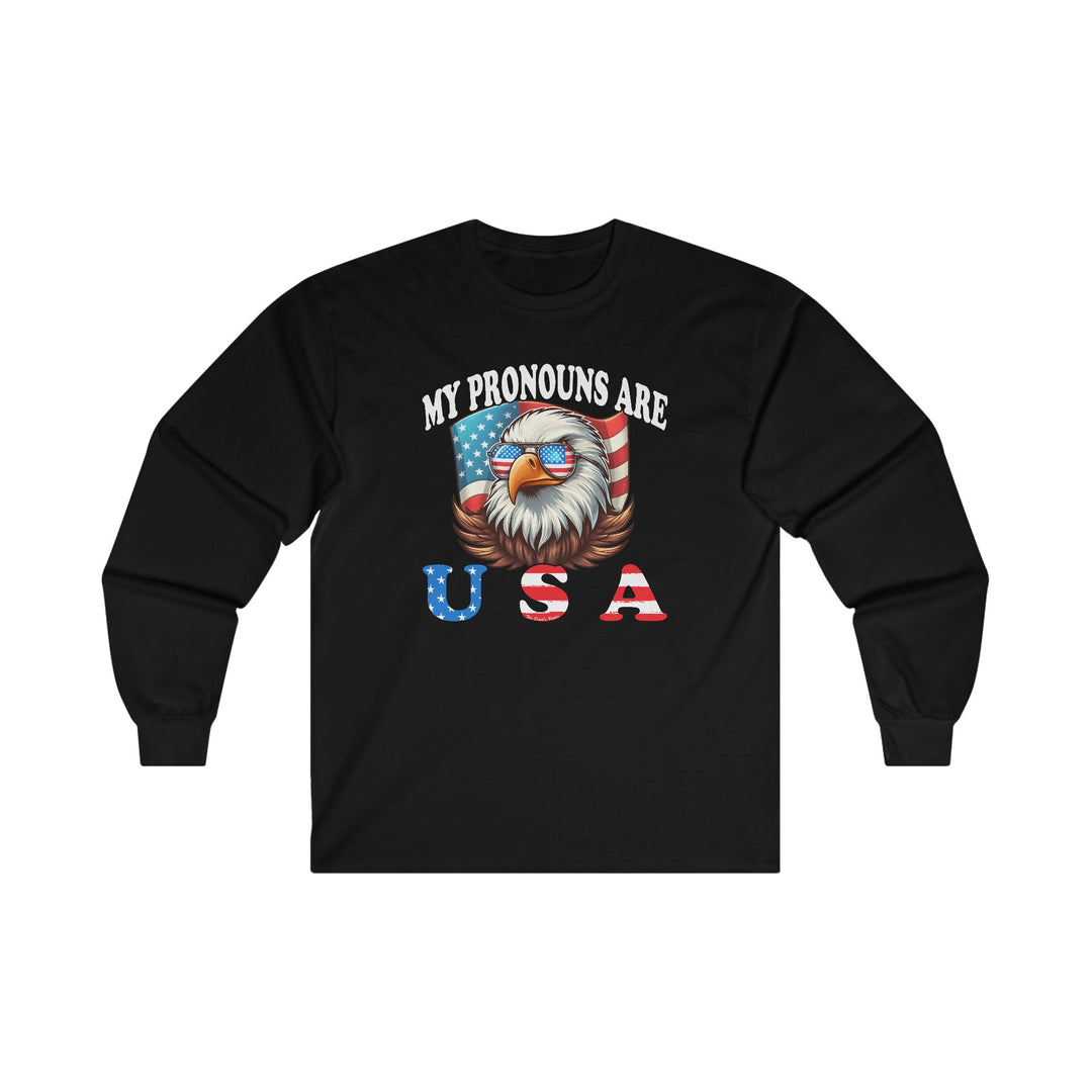 My Pronouns Are U.S.A Long Sleeve Tee