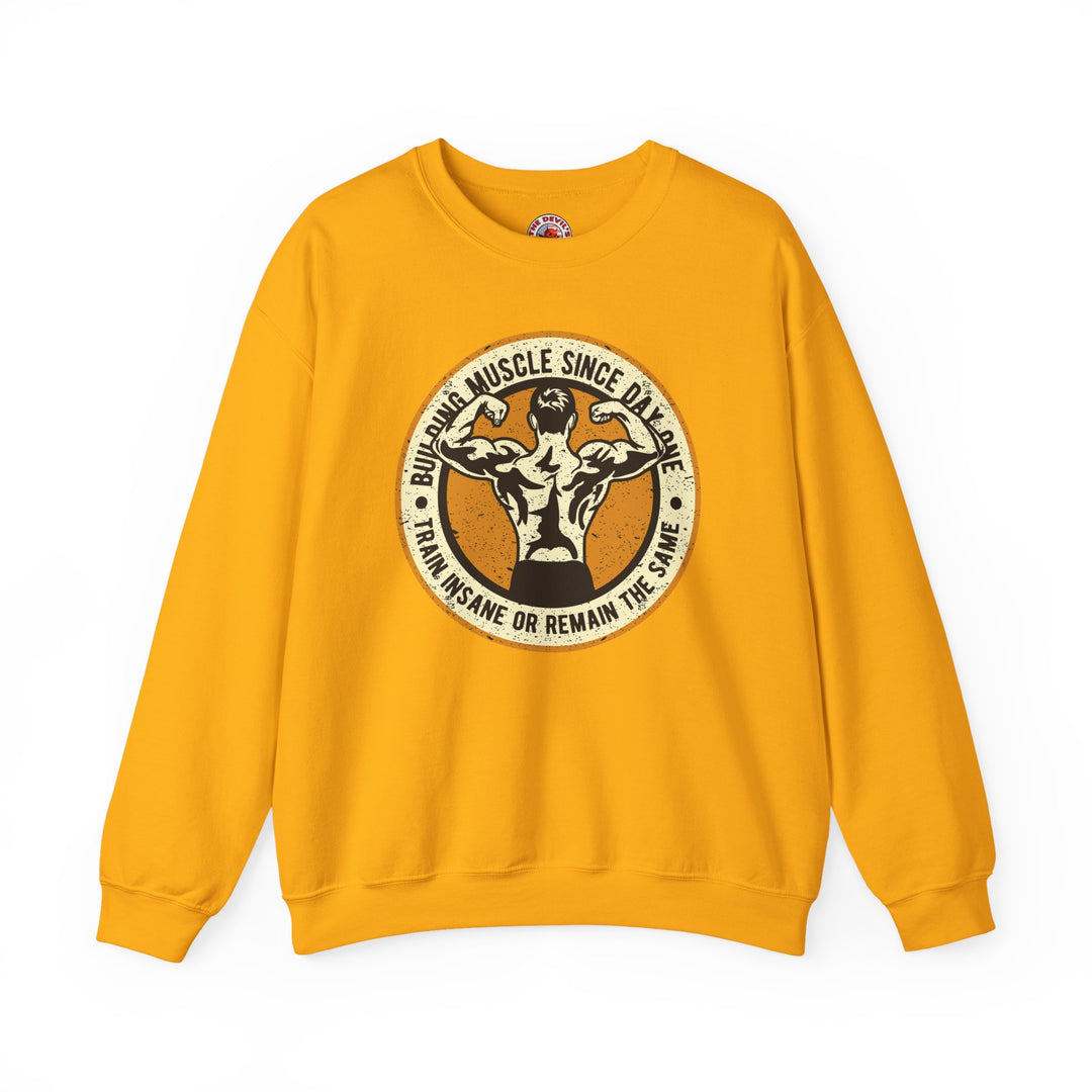 Building Muscle Since Day One Crewneck Sweatshirt