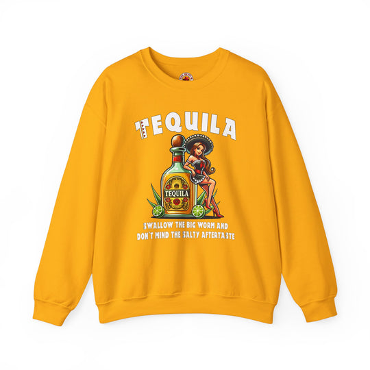 Tequila Swallow The Big Worm Crewneck Sweatshirt