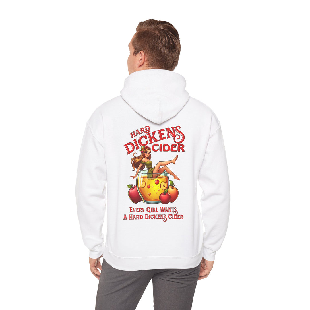 Hard Dickens Cider Front/Back Hooded Sweatshirt
