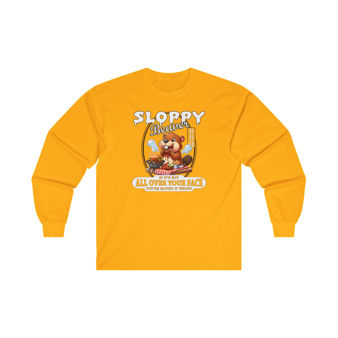 Sloppy Beaver BBQ Long Sleeve Tee