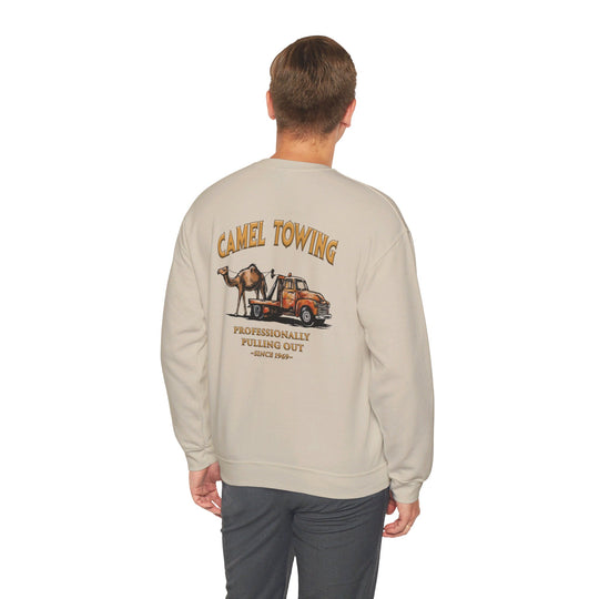 Camel Towing Back Crewneck Sweatshirt