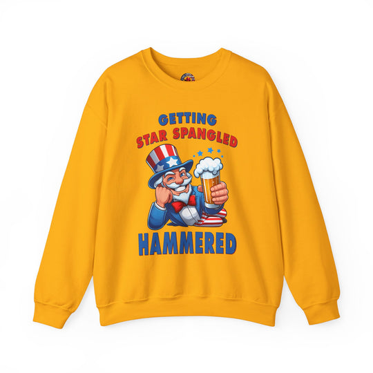 Star Spangled Hammered Crewneck Sweatshirt