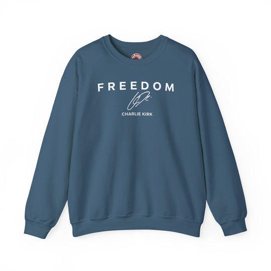 Charlie Kirk Freedom Crewneck Sweatshirt