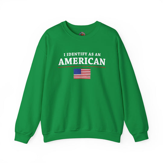 I Identify As An American Crewneck Sweatshirt