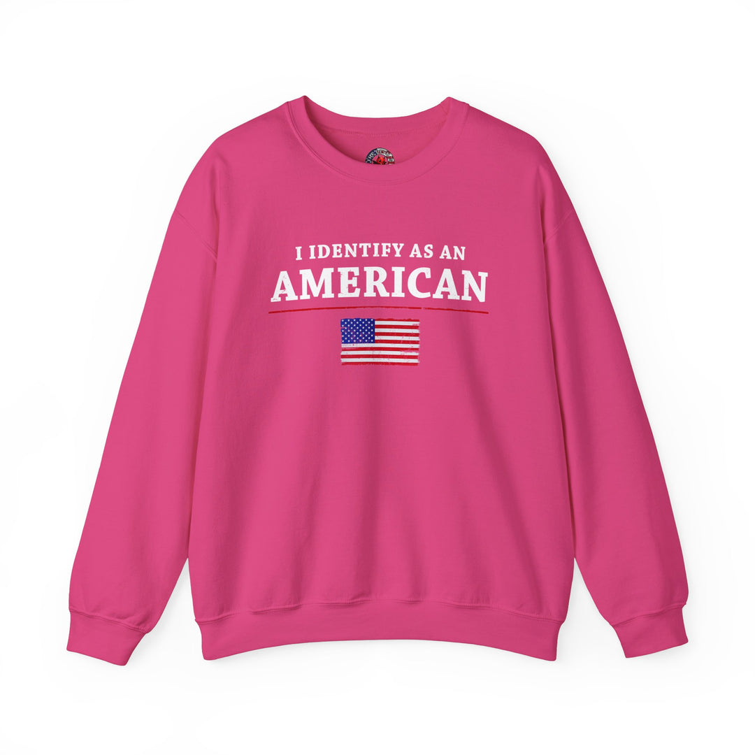 I Identify As An American Crewneck Sweatshirt