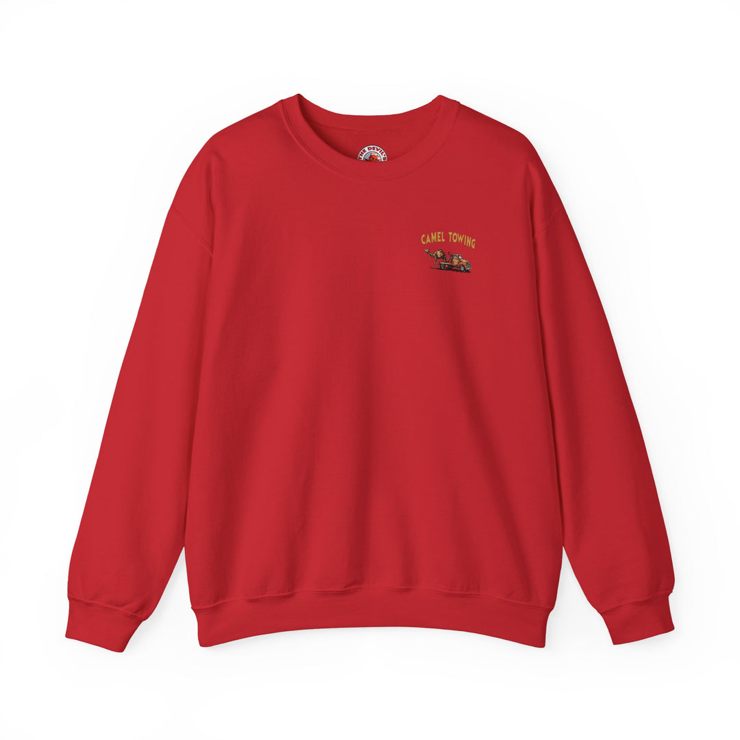 Camel Towing Back Crewneck Sweatshirt
